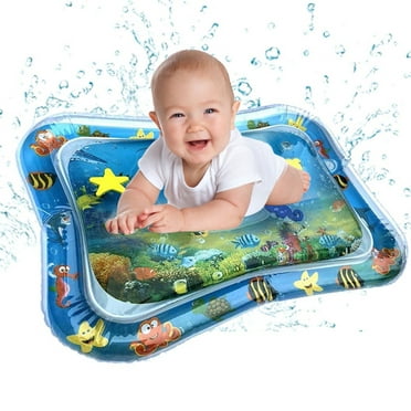 Inflatable Water Play Mat Infants Baby Toddlers Kid Perfect Fun Tummy Time Play